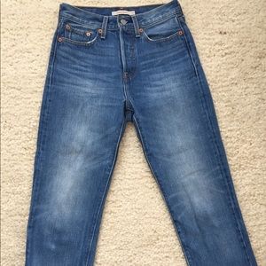 Levi’s women’s wedgie fit straight leg jeans 25